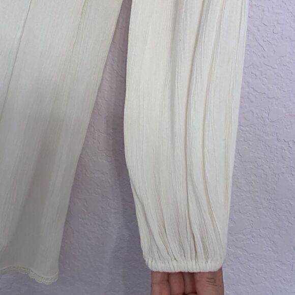 PATRONS OF PEACE Dress,Boho Lace Cut Out Size S - Picture 6 of 6